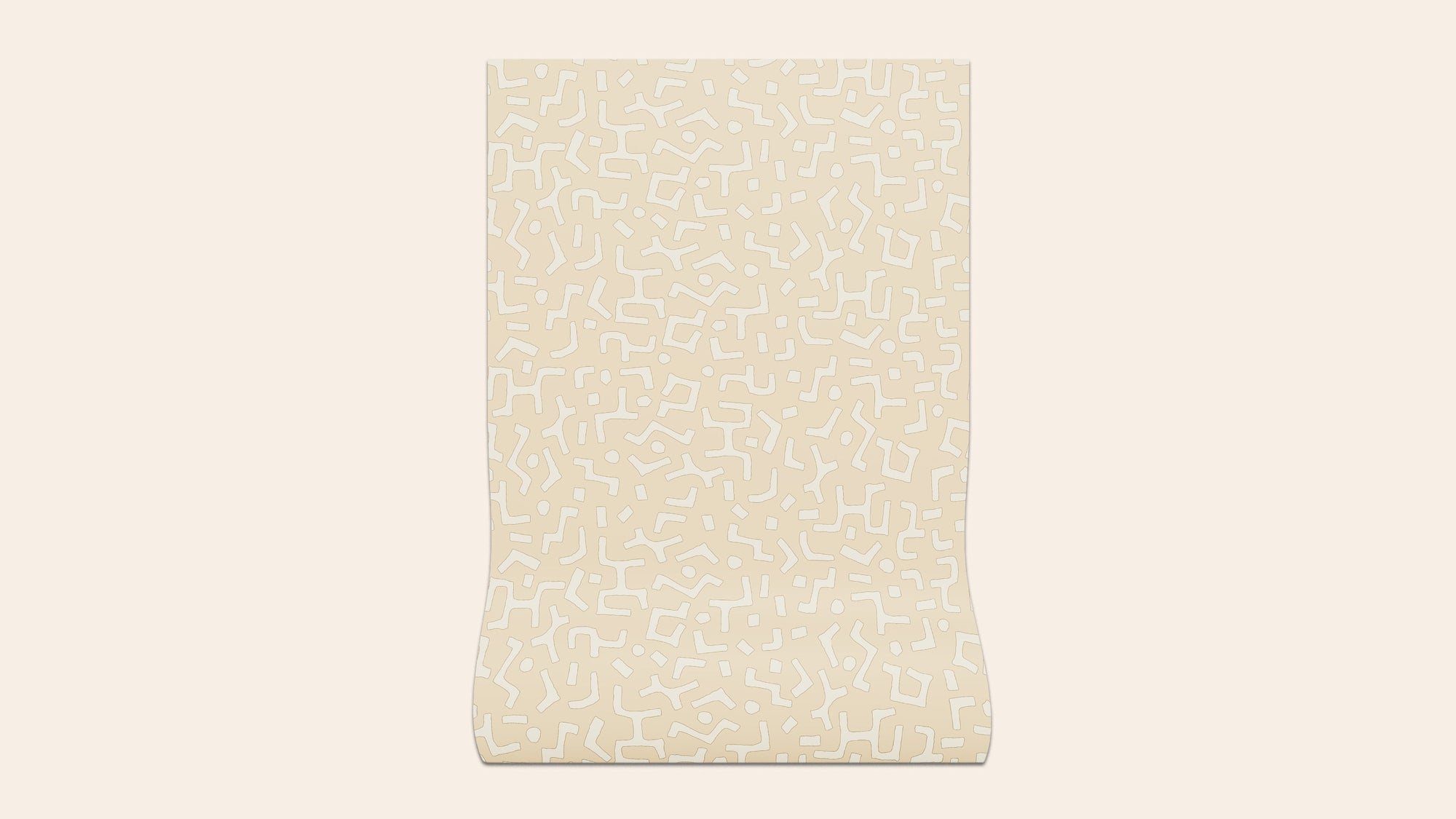 Raphia Wallpaper, Powder, Roll
