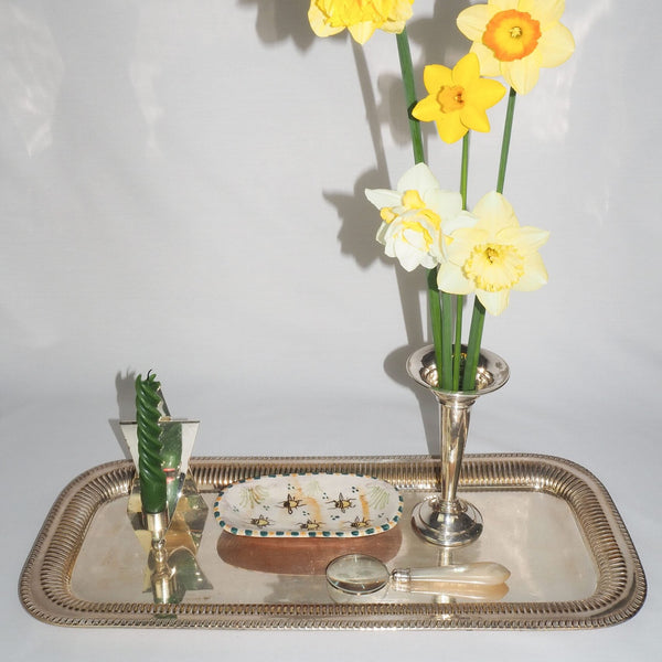 Antique Silver Plate Tray