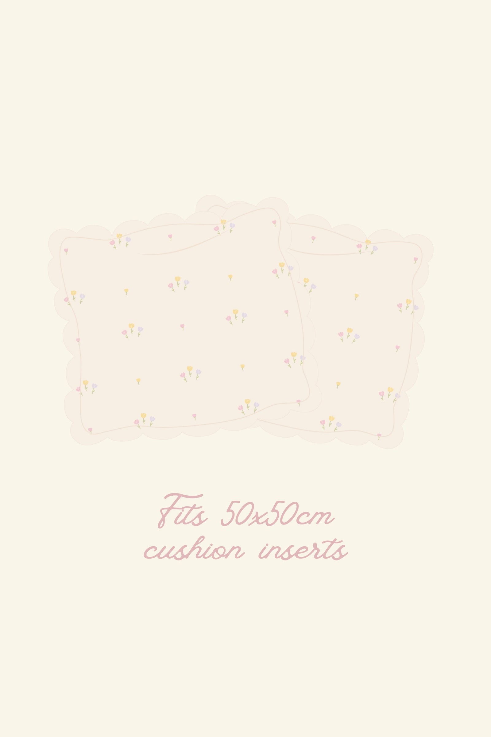 Soft Petal Cushion Covers (Set of 2) – Tulips