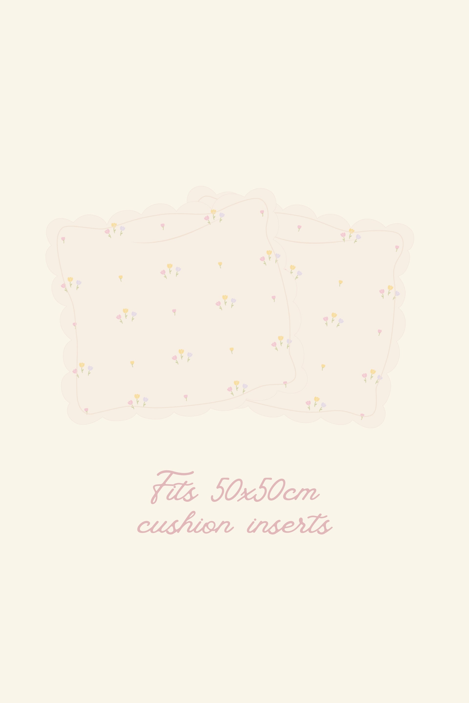 Soft Petal Cushion Covers (Set of 2) – Tulips