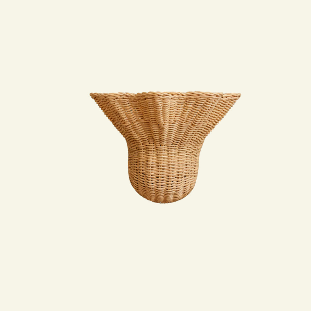 Luna Wall Light Shade, Small Natural