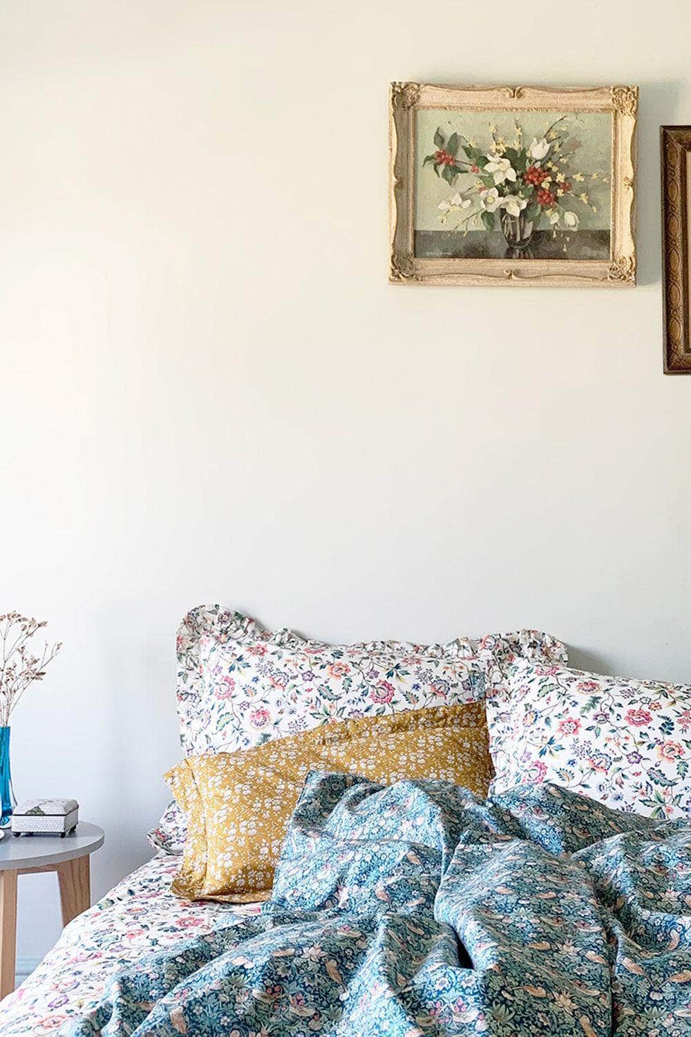 Pillowcase Made With Liberty Fabric Strawberry Thief