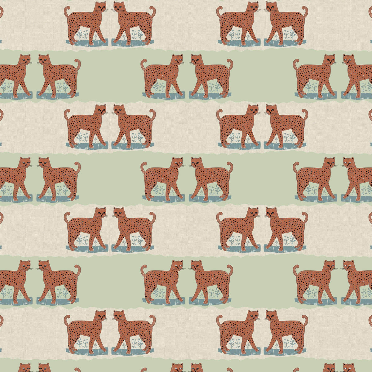 A Leopard Never Changes it's Spots Fabric
