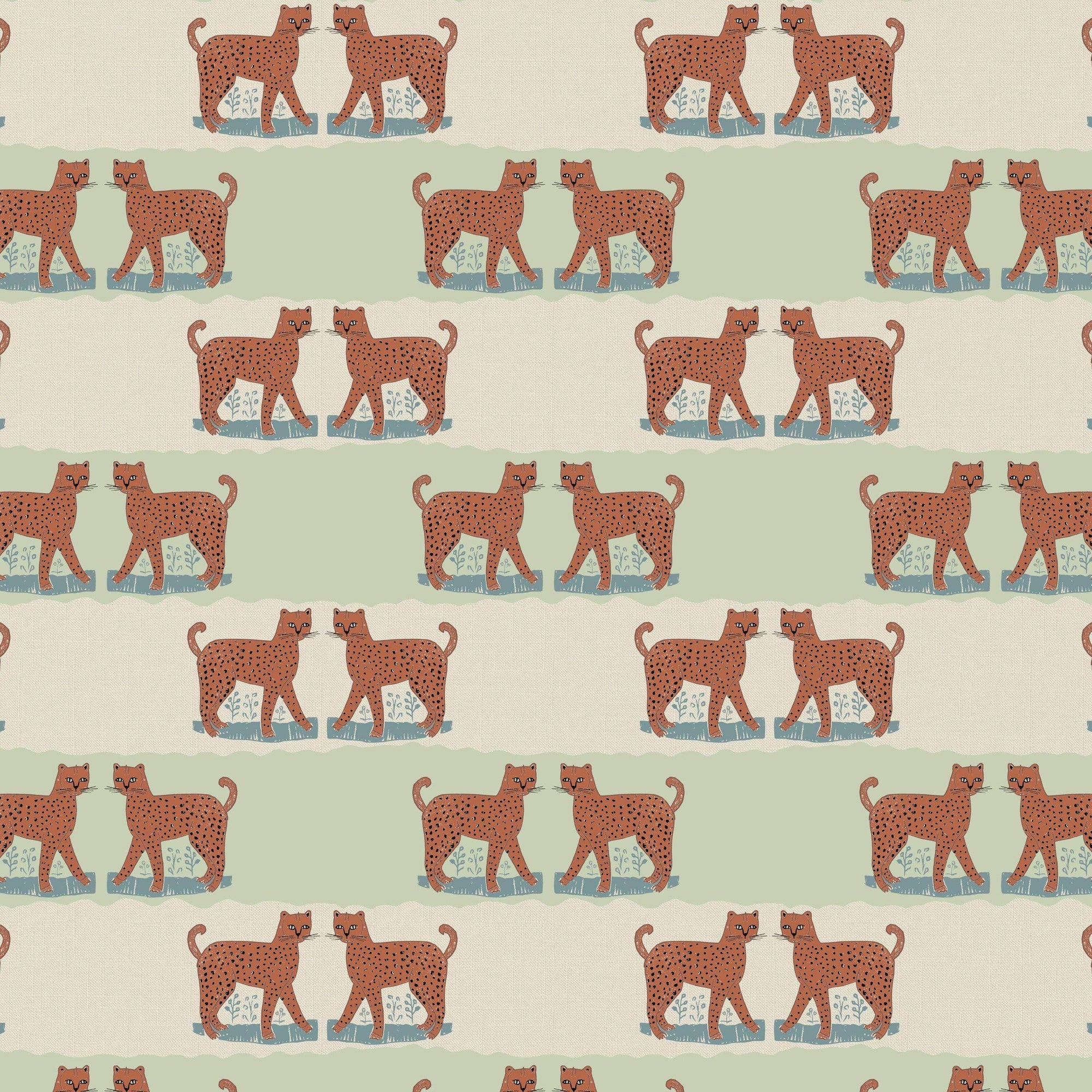 A Leopard Never Changes it's Spots Fabric