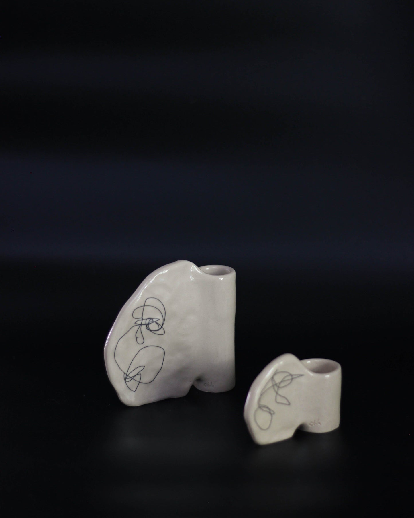 Nabi Candlesticks - Scribbles