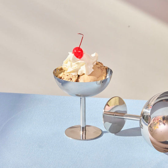 Vintage Style Ice Cream Coupe (Pair)