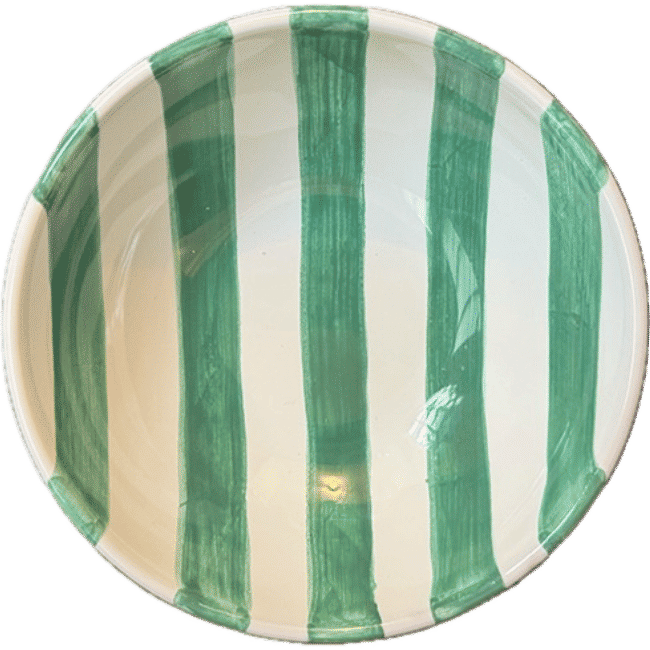 Rayure Bowl Light Green - 14cm