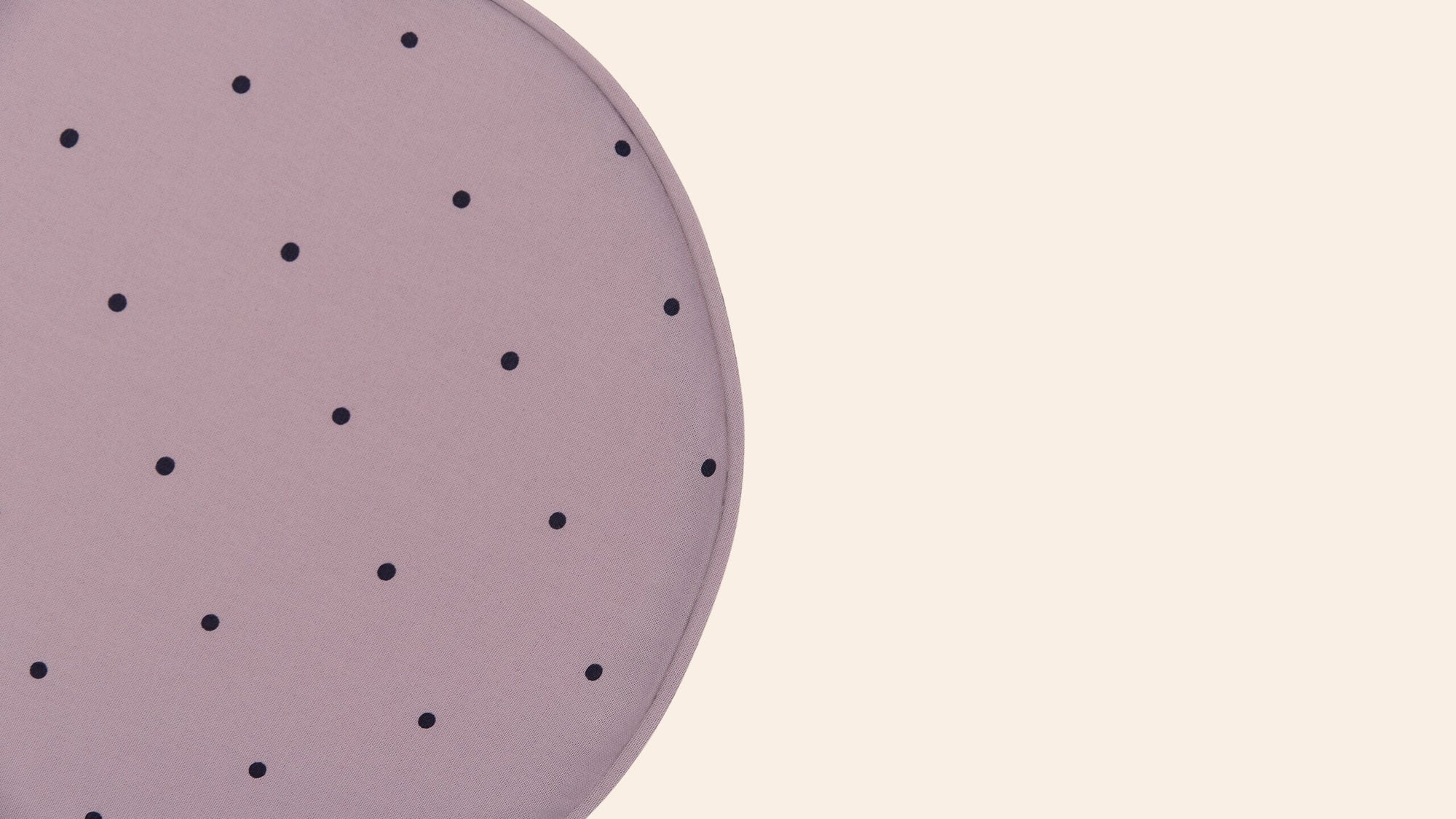 Aurora Footstool, Parma Violet