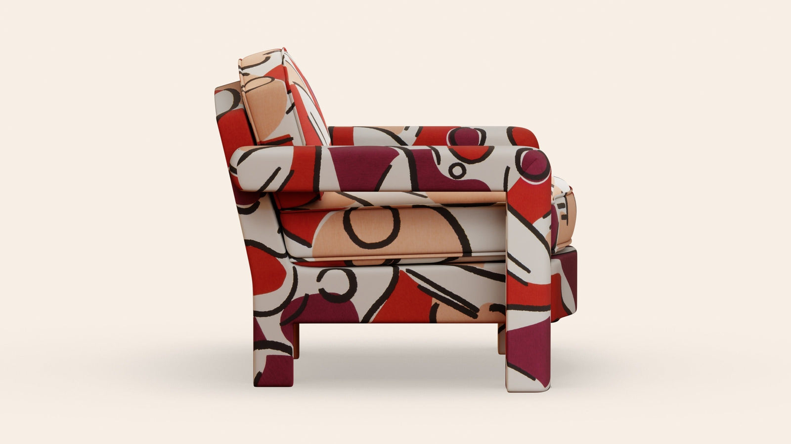 Elio Armchair, Grenadine