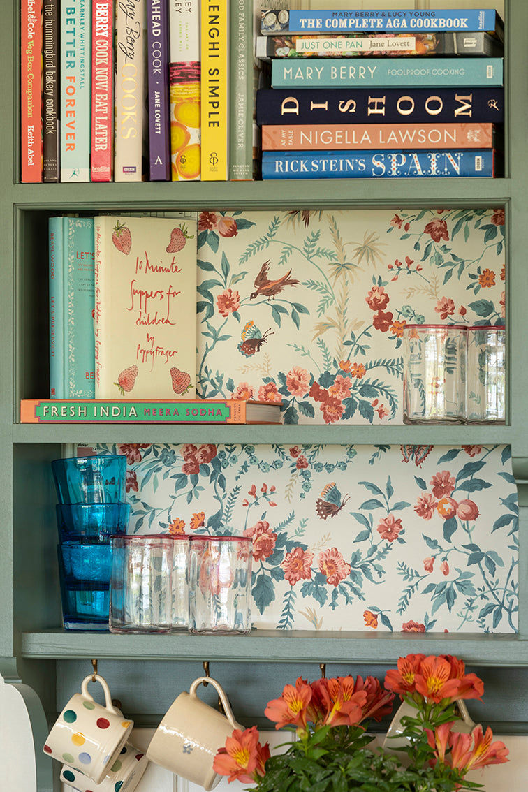 Wallpaper - Papillon Teal