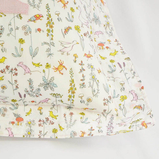 Oxford Edge Personalised Cushion Made With Liberty Fabric Theo Pink