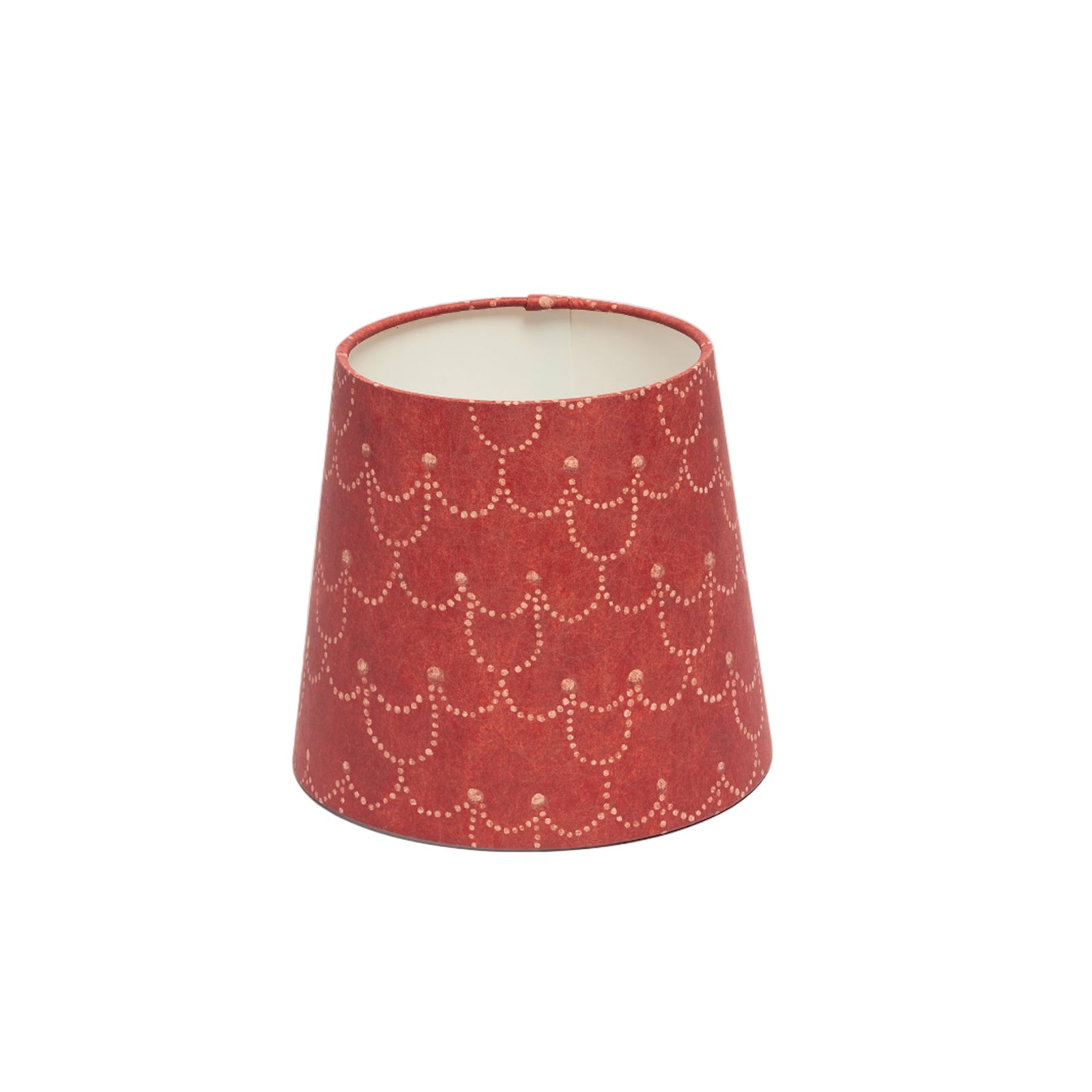 8” Empire Lampshade Pearl Chain - SANGUE