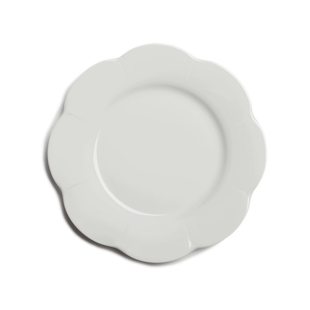 Scalloped-Edge Starter Plate
