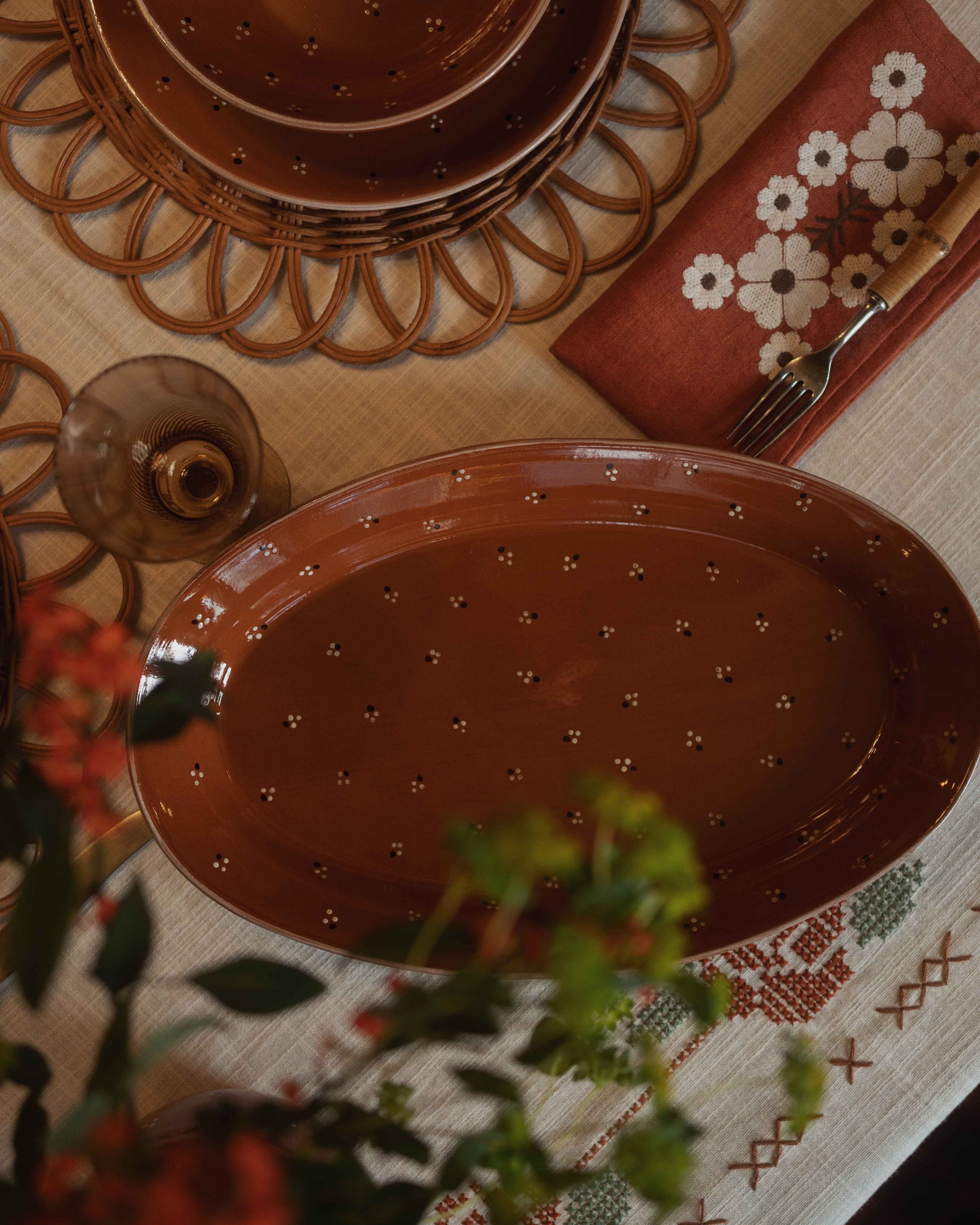 Dotty Serving Platter