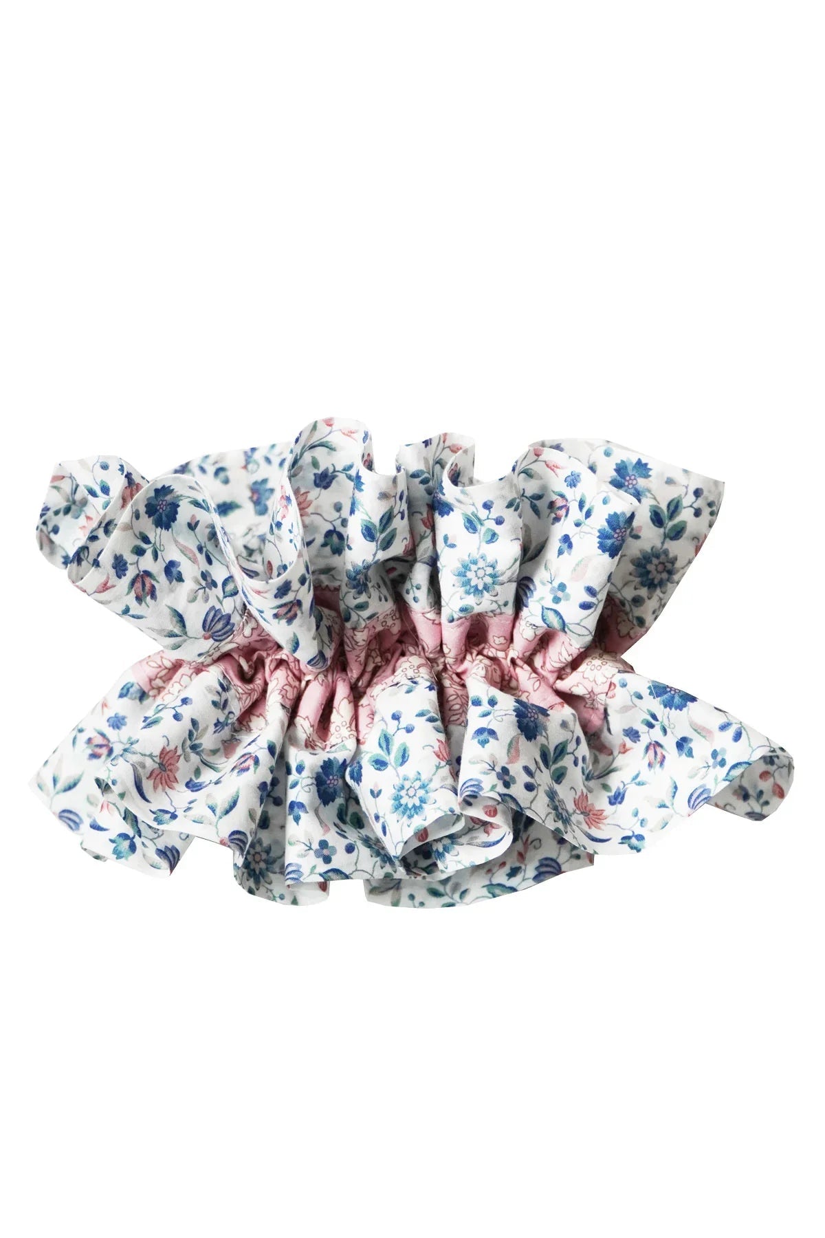 Hair Scrunchie made with Liberty Fabric LUNA BELLE & CAPEL PINK