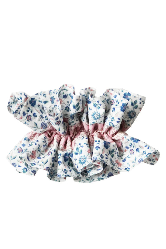 Hair Scrunchie made with Liberty Fabric LUNA BELLE & CAPEL PINK