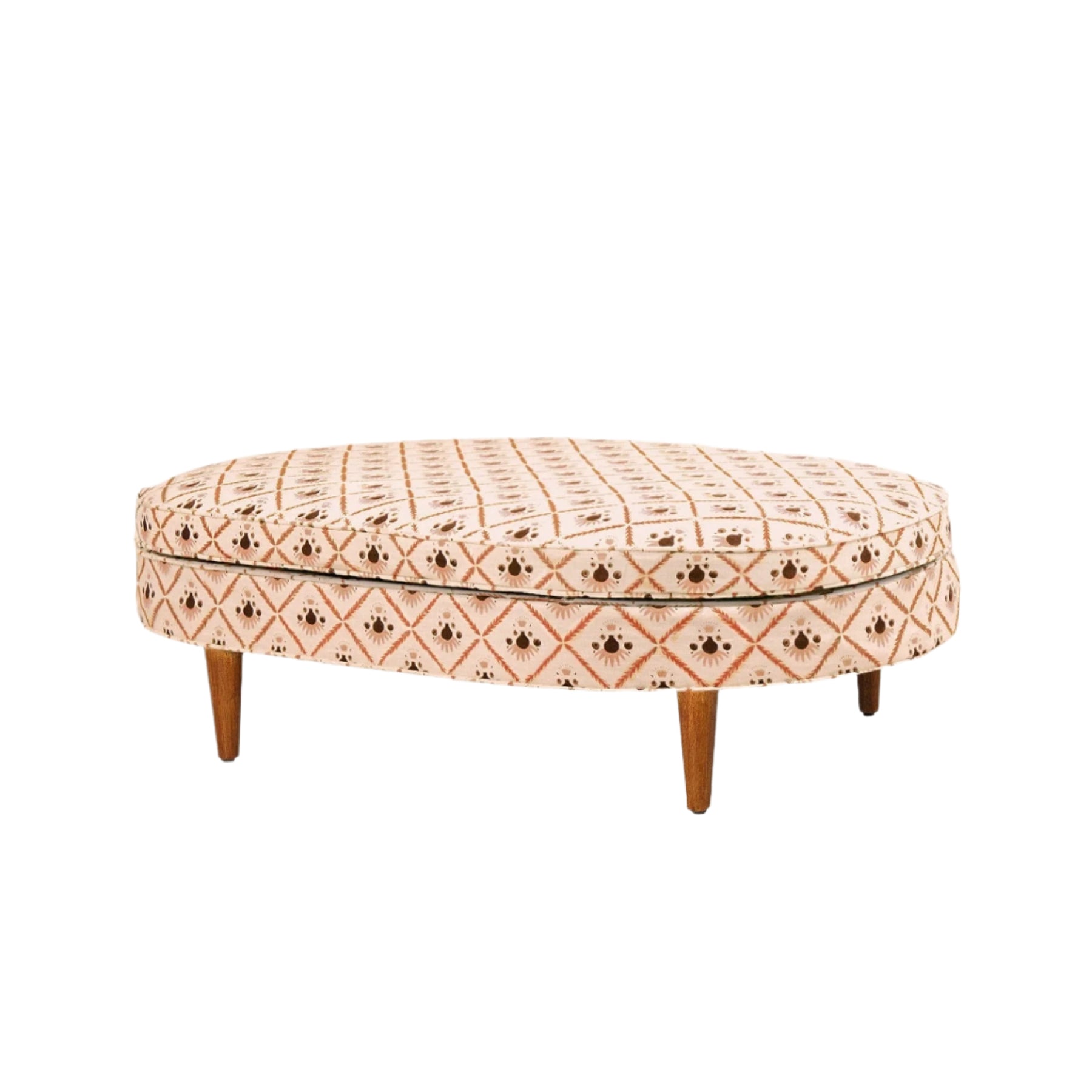 Carlotta Ottoman, Dusky Pink