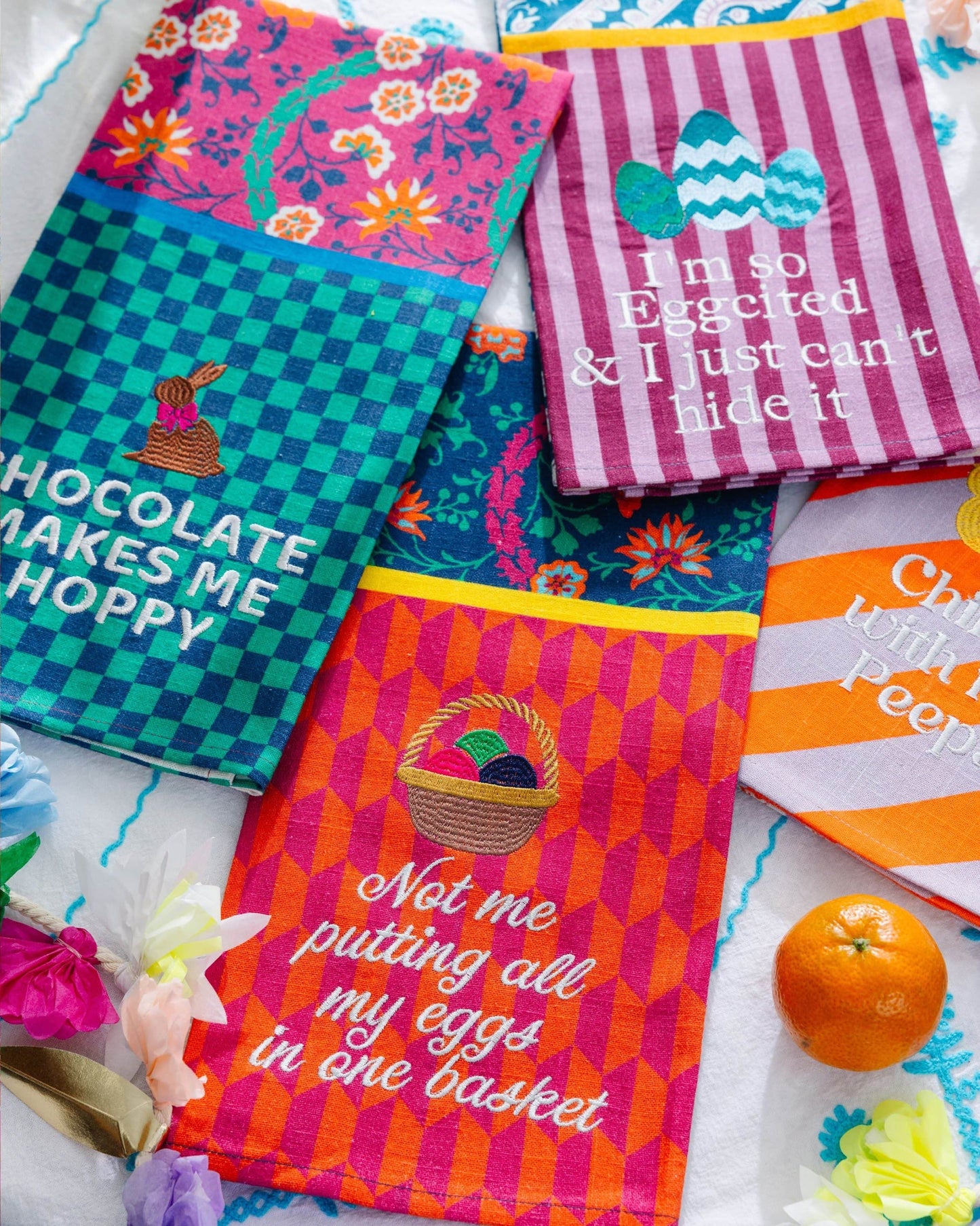 Eggs Basket Dish Towel