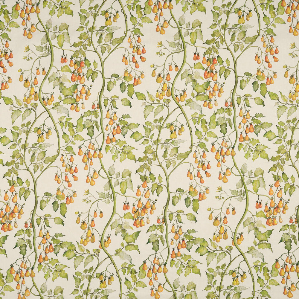 Yellow Tomato Vine Fabric
