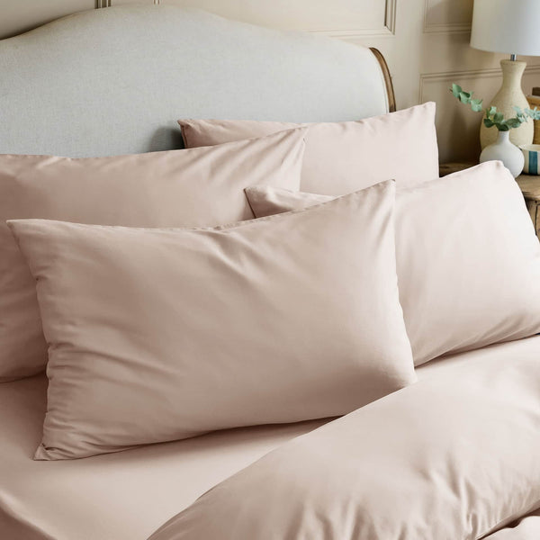 Luxury Organic Cotton Dusky Pink Perfect Fitted Sheet