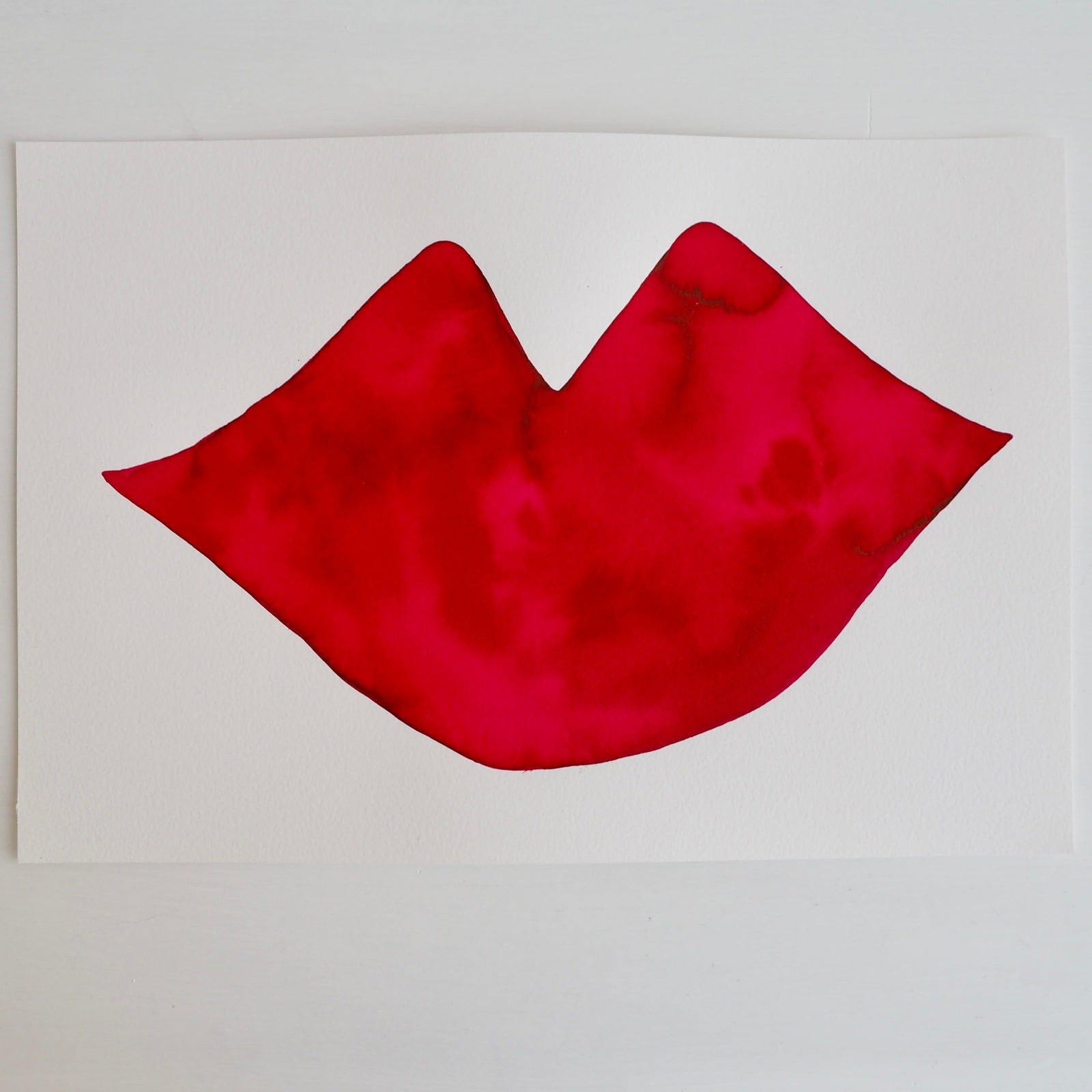 Original Painting of Lips #7