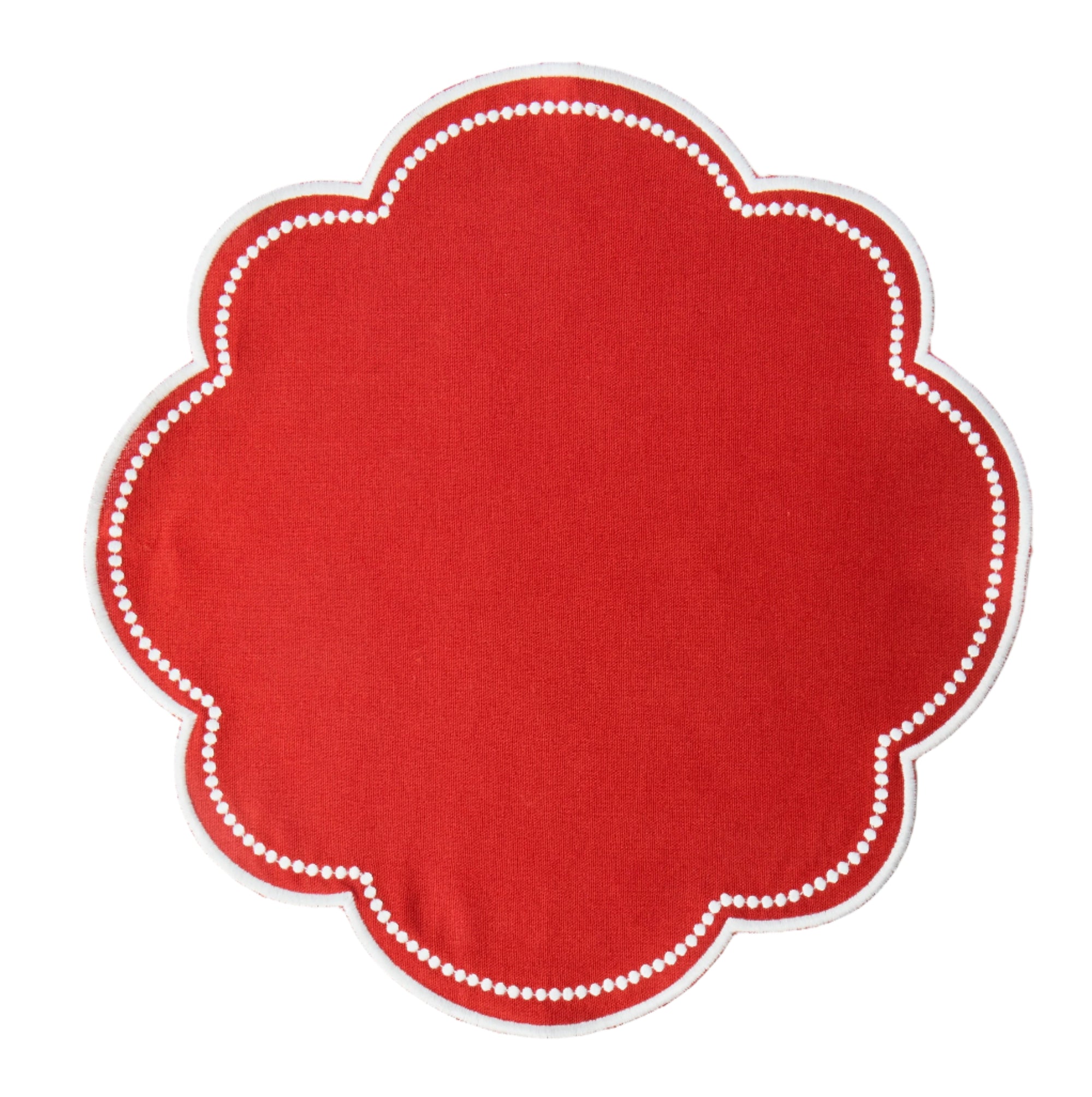 Orlando Cinnamon Orange Circle Placemat (set of 4) Placemats