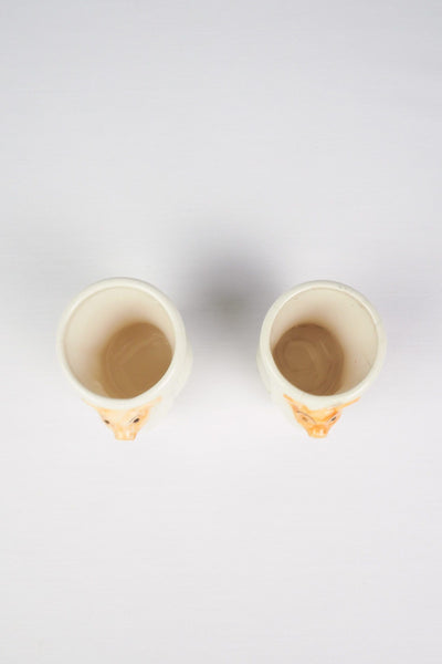 Vintage Pinky and Perky Egg Cups