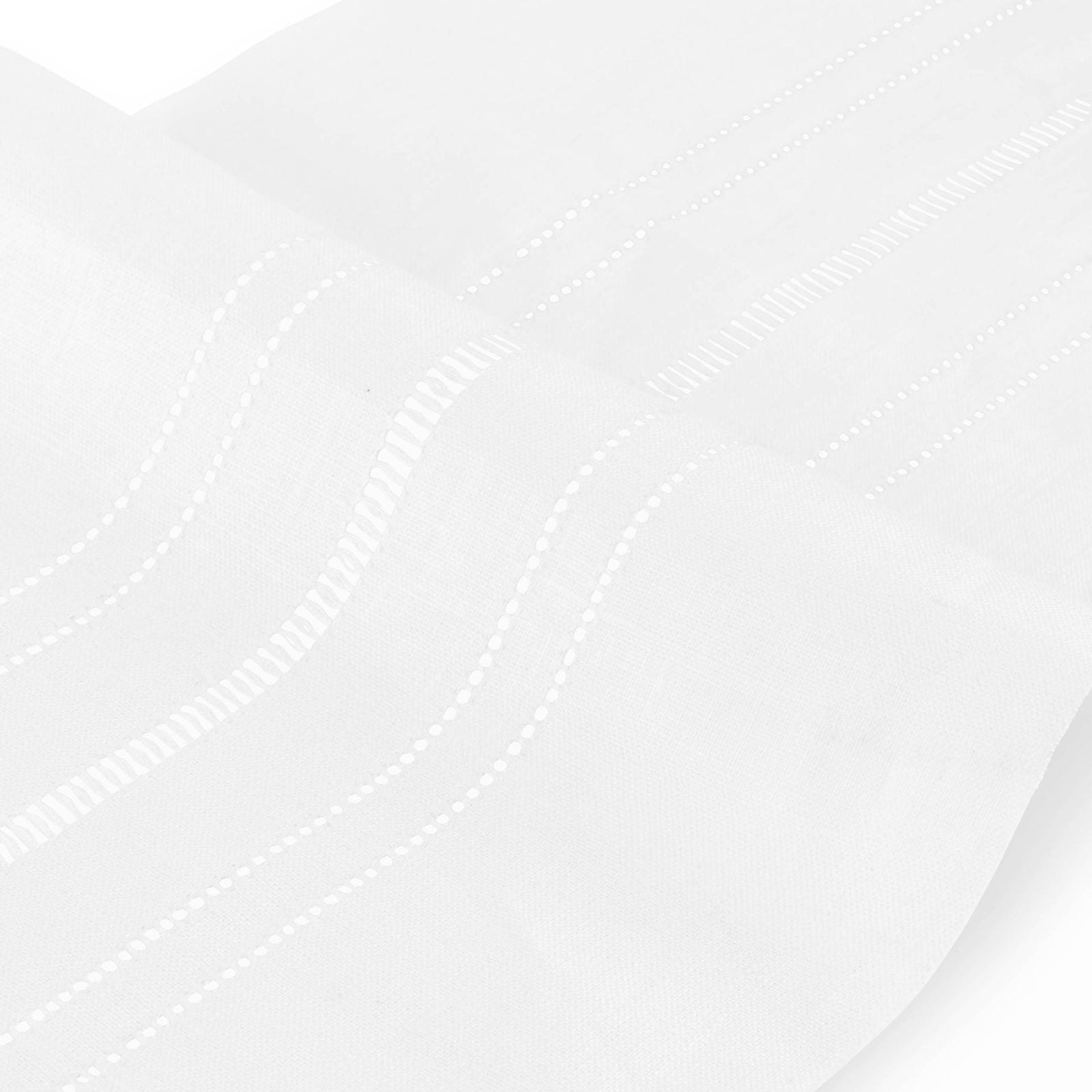 Made to Order Empire Lampshade in Drawn Thread Lambrequin with Frill