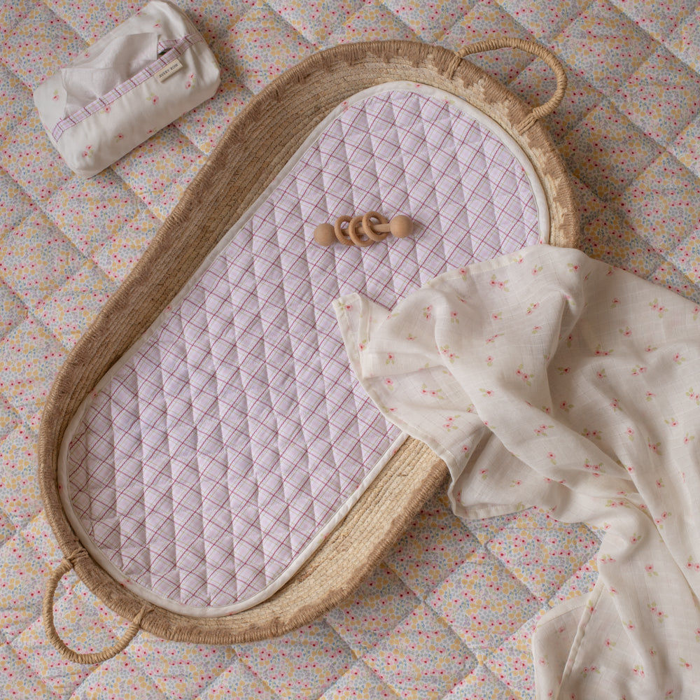 Changing Basket Cotton Liner - Anemone