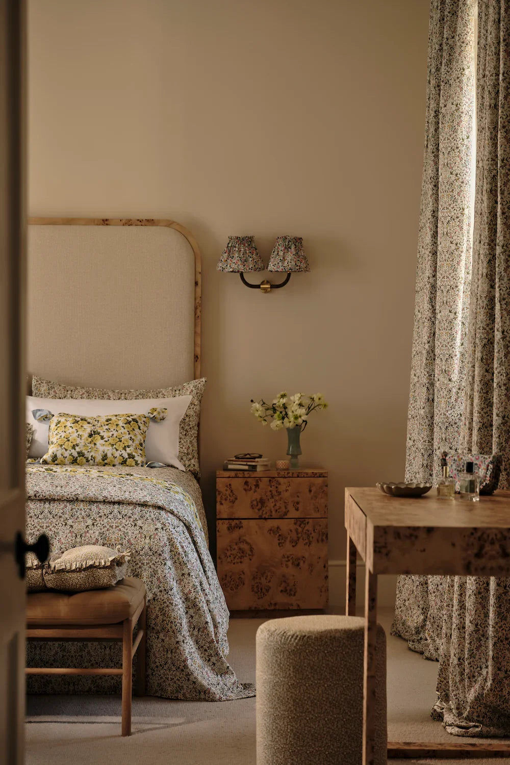 Pillowcase made with Liberty Fabric TAPESTRY