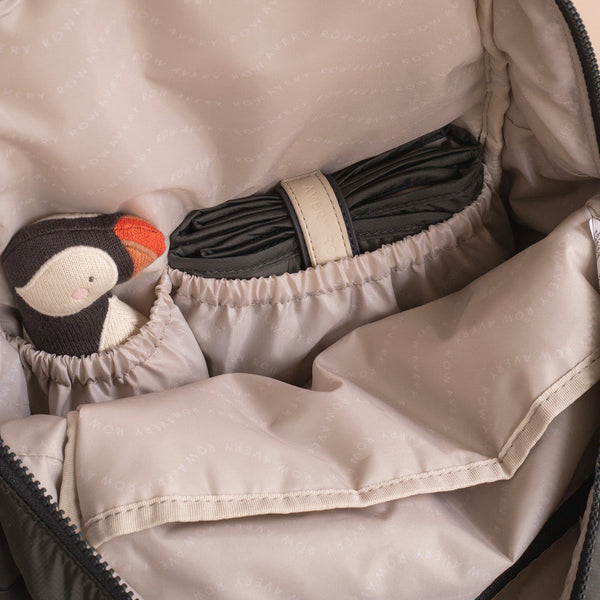 Baby Changing Backpack - Soft Black