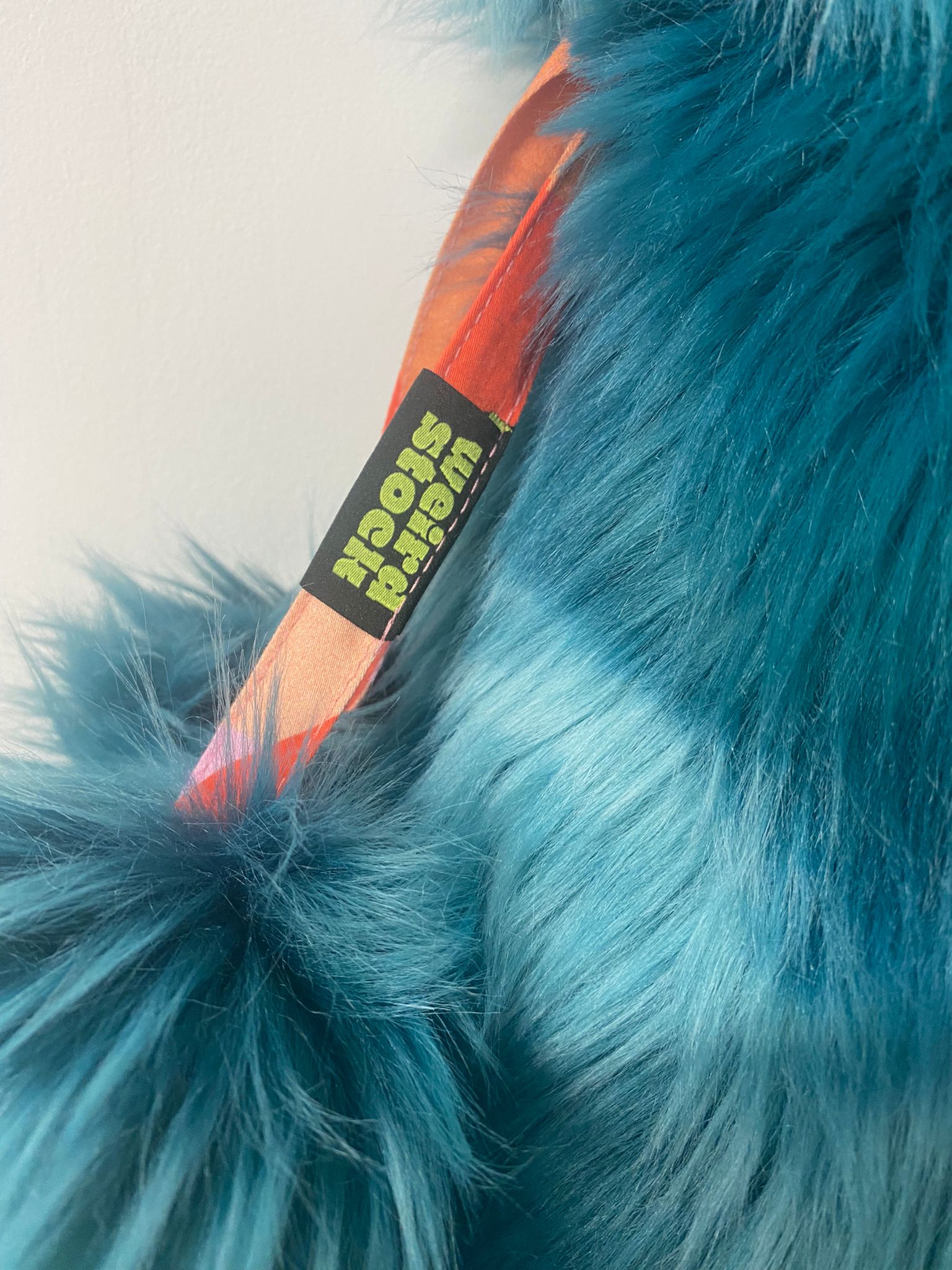 Ventura Shagpile Christmas Stocking in Mermaid Teal