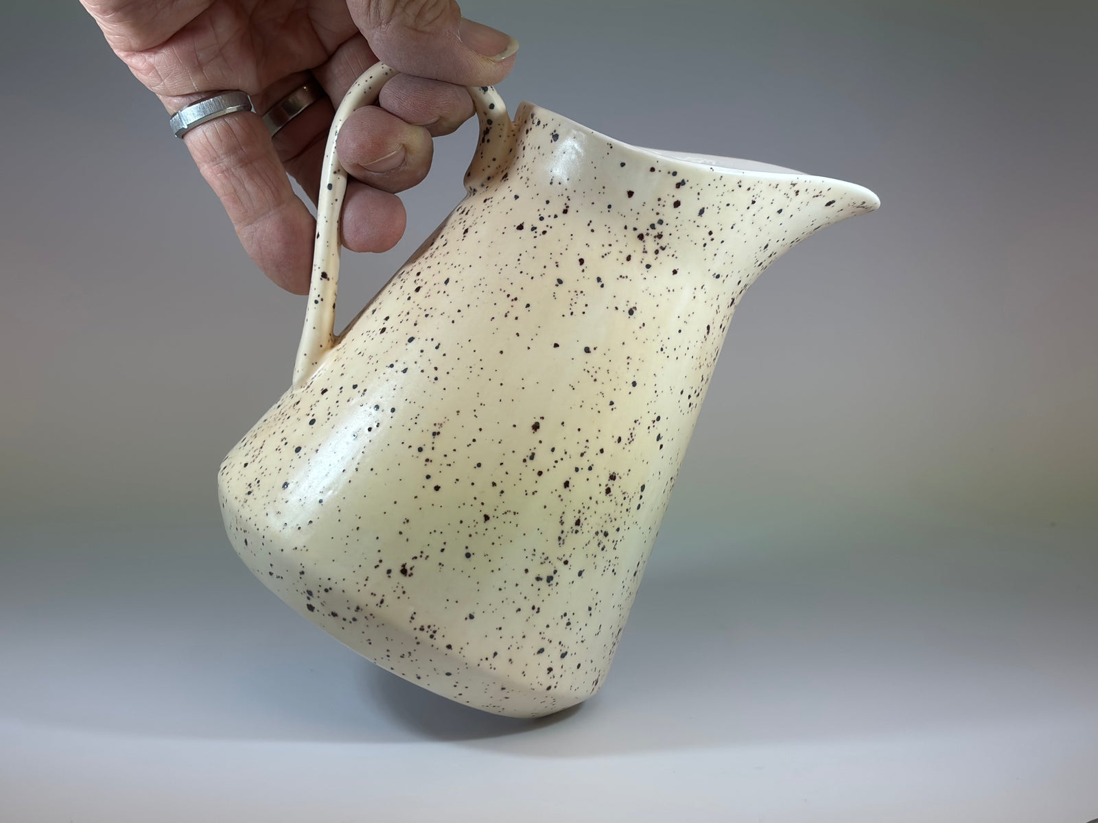 Milk Jug with Honey Speckle Glaze