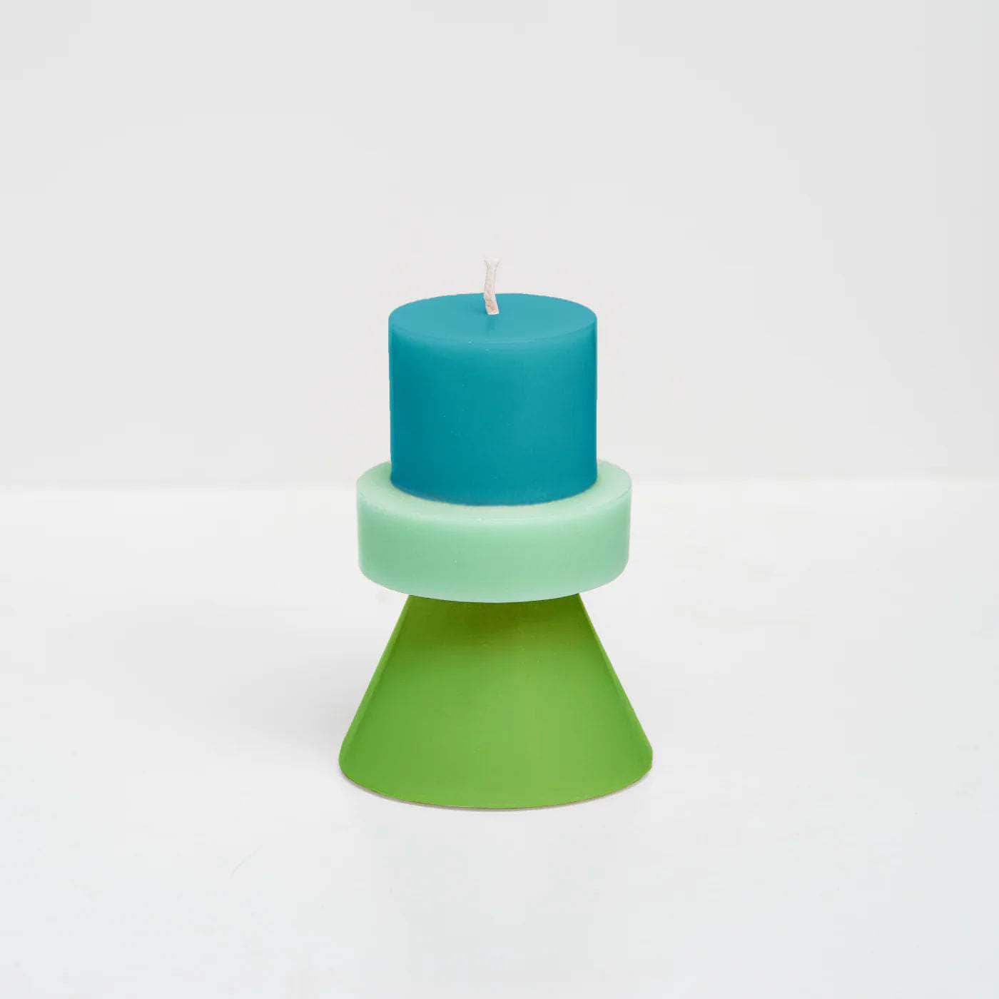 Stack Candle Mini - Green / Green / Green