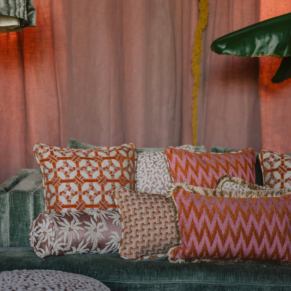 Cushion Rosita Orange & Pink