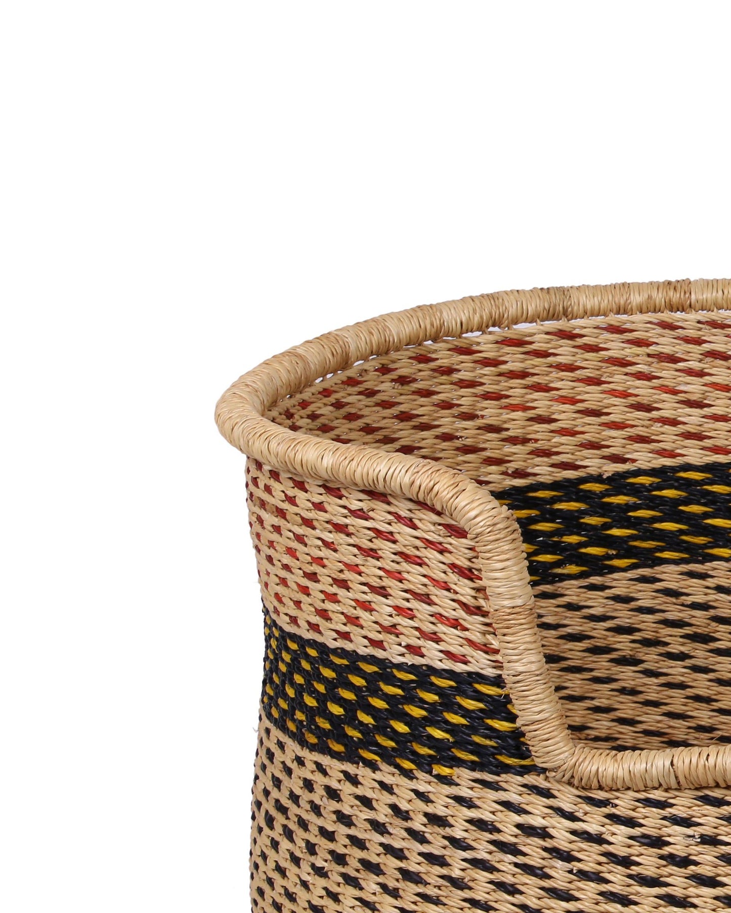 DABODABO: Brown and Black Dog Basket - Large