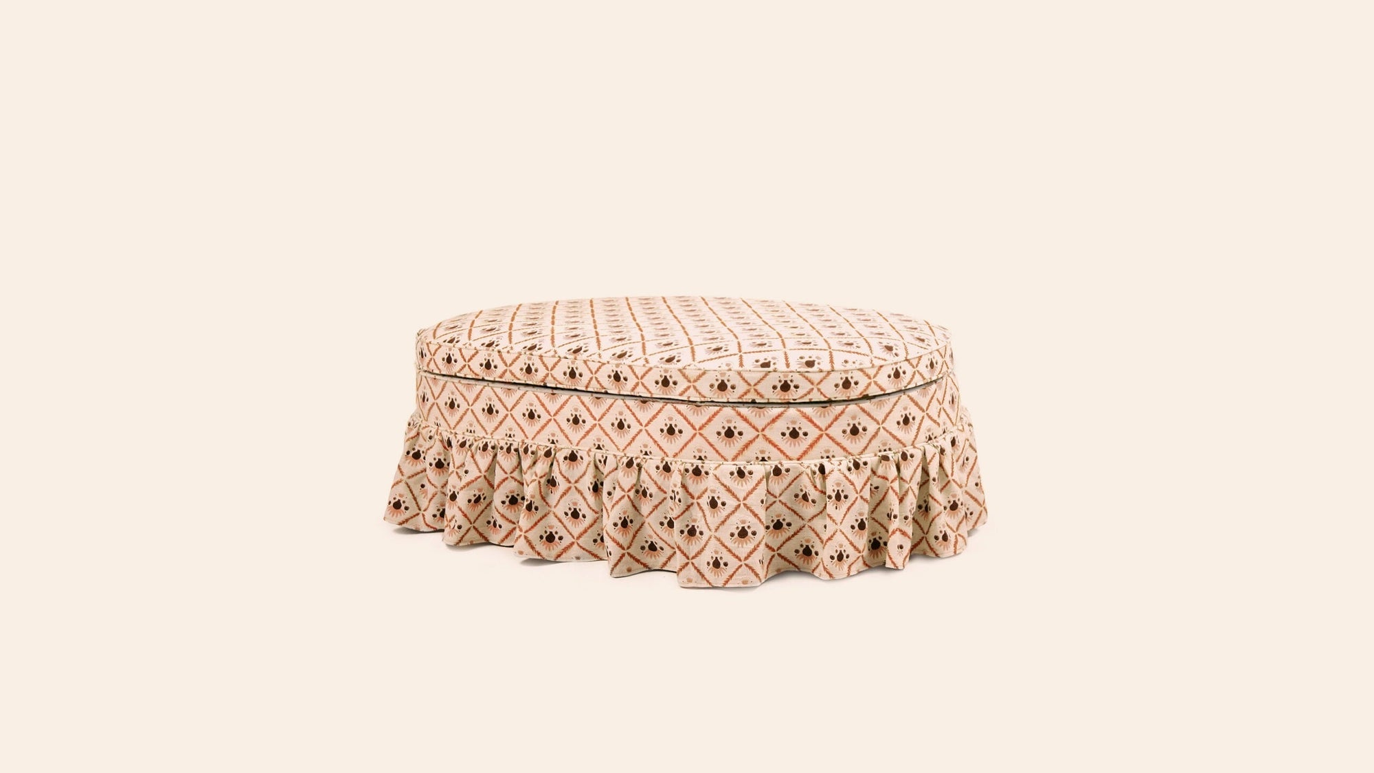 Carlotta Ottoman, Dusky Pink