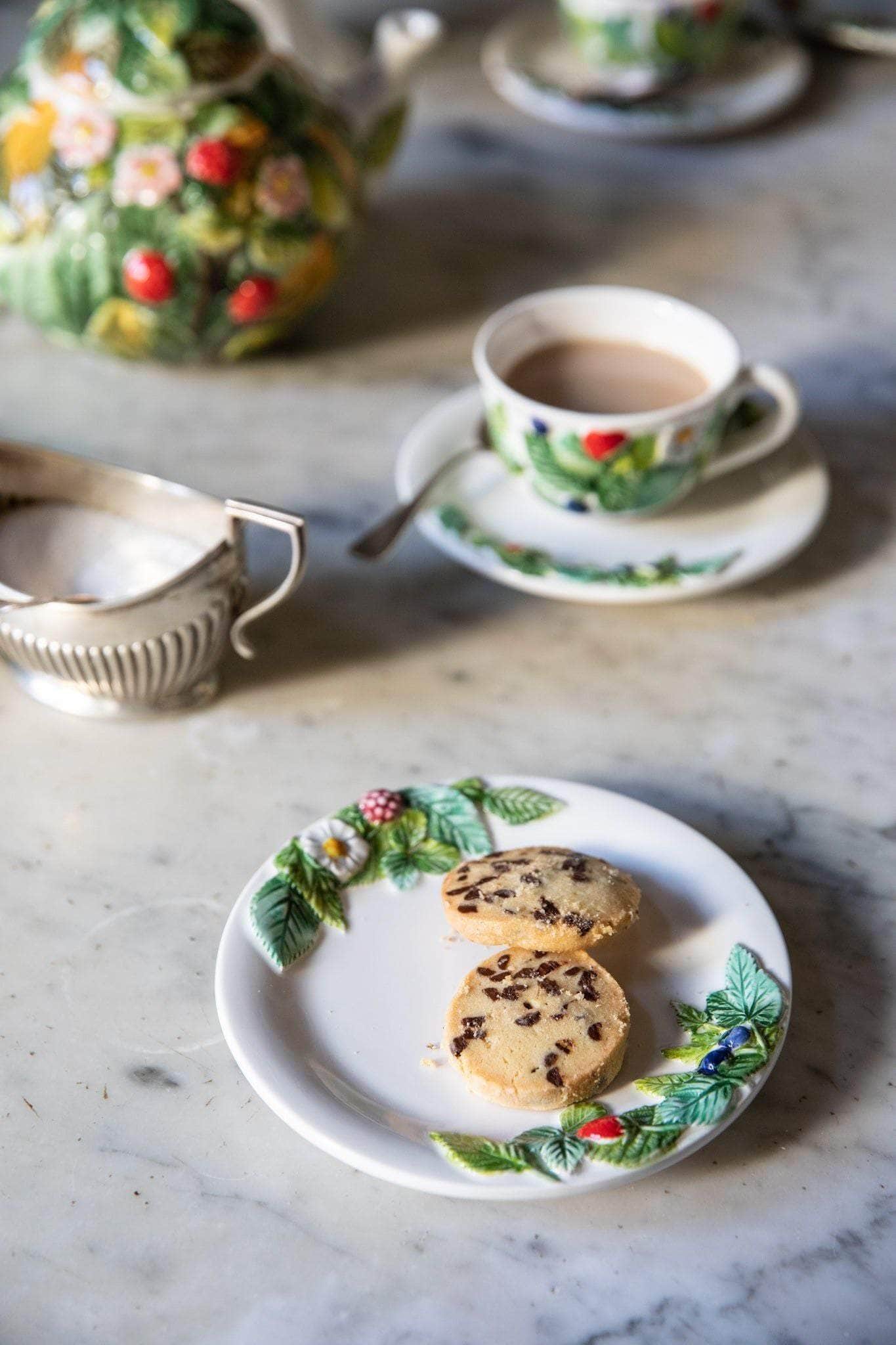 Frutti Di Bosco Cake Plate, Set Of 4