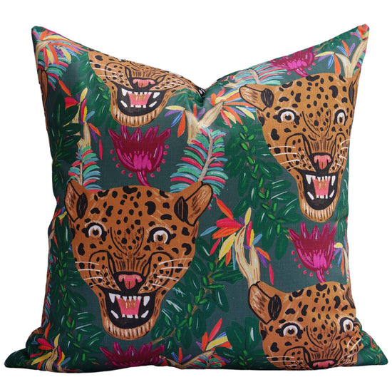 Fierce Leopard Pillow