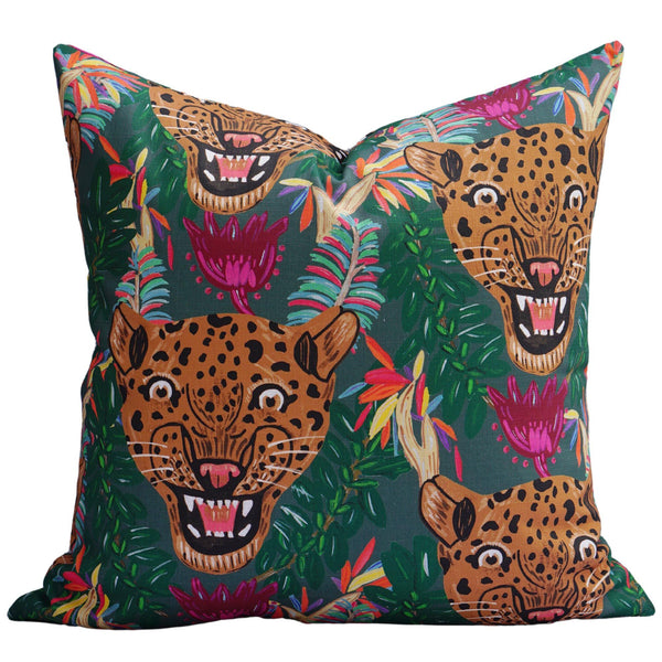 Fierce Leopard Pillow