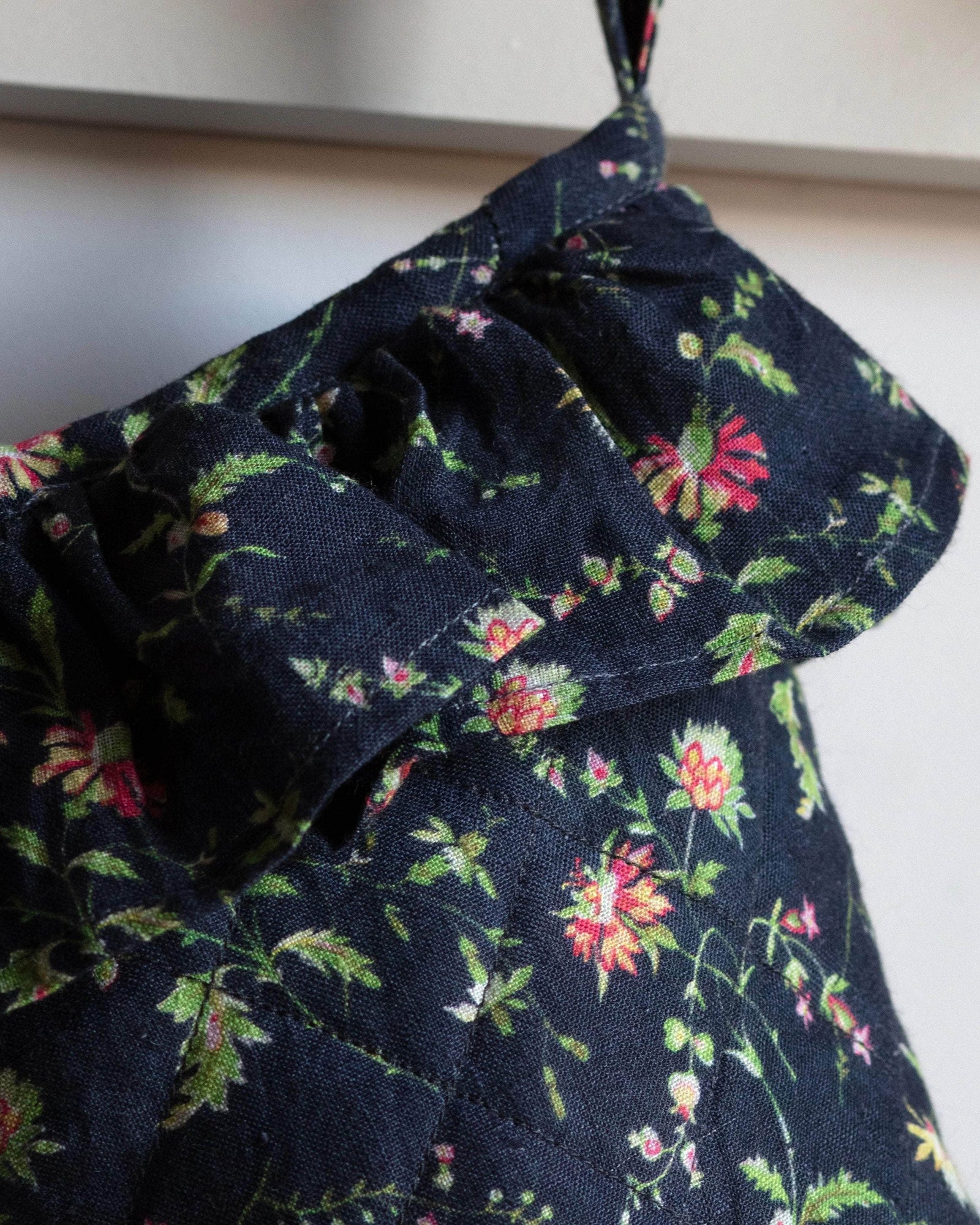 Midnight Blooms -  Christmas Stocking