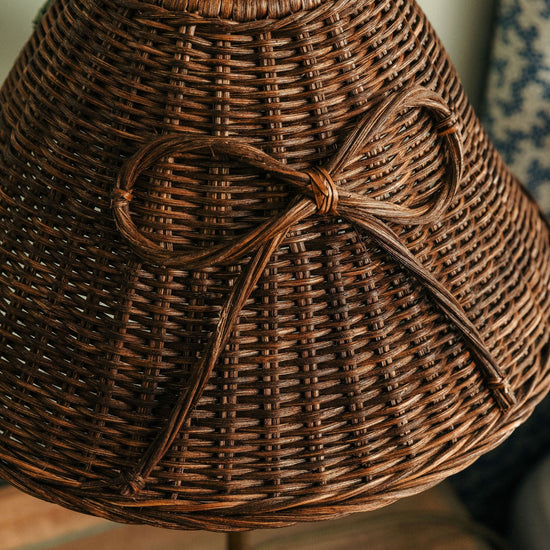 Bow Rattan Pendant Shade