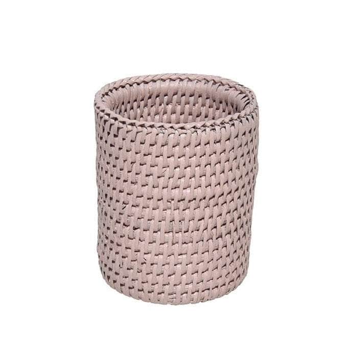 Rattan Bottle Holder - Pink