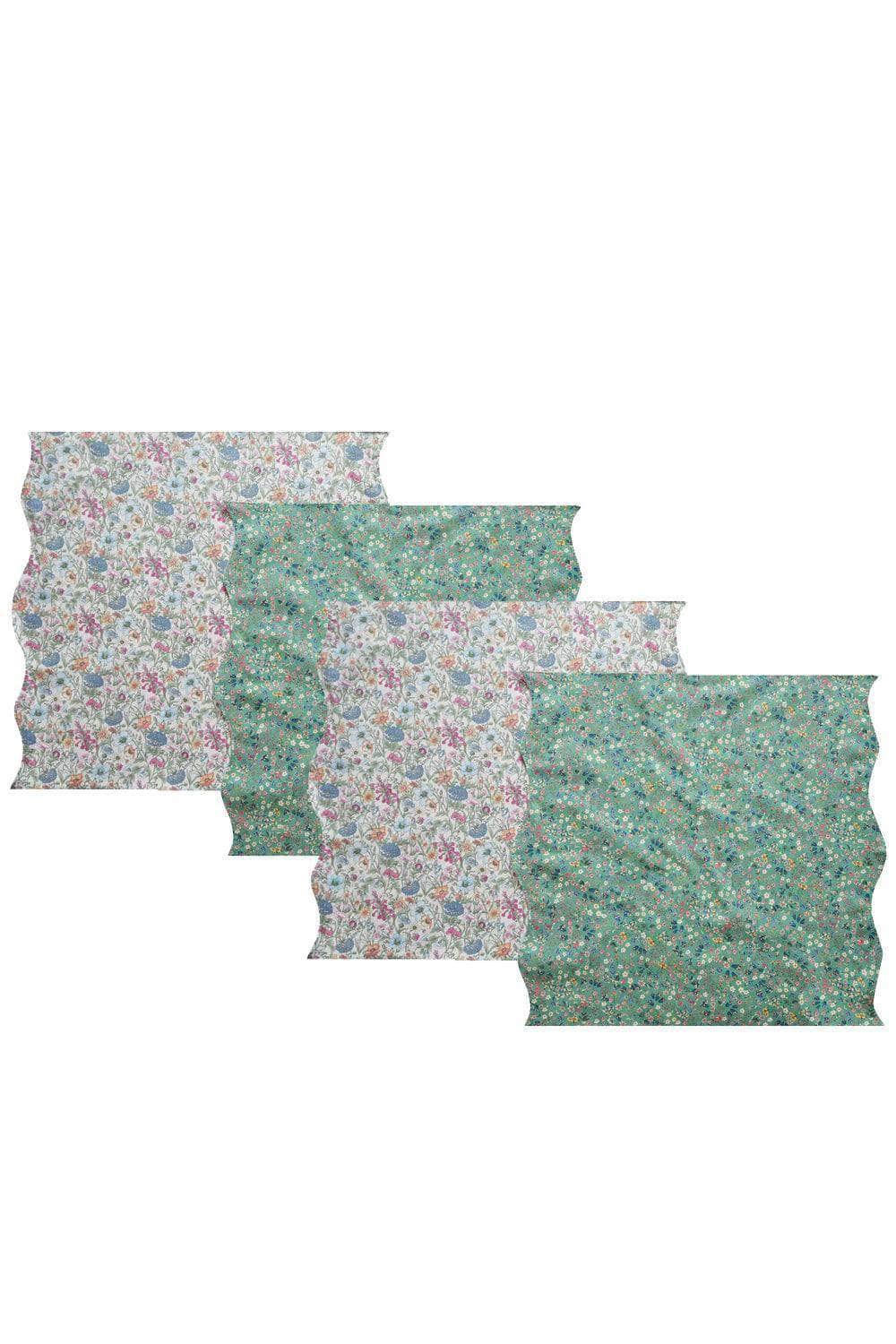 Reversible Wavy Napkin Set Made With Liberty Fabric Donna Leigh & Rachel