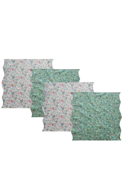 Reversible Wavy Napkin Set Made With Liberty Fabric Donna Leigh & Rachel
