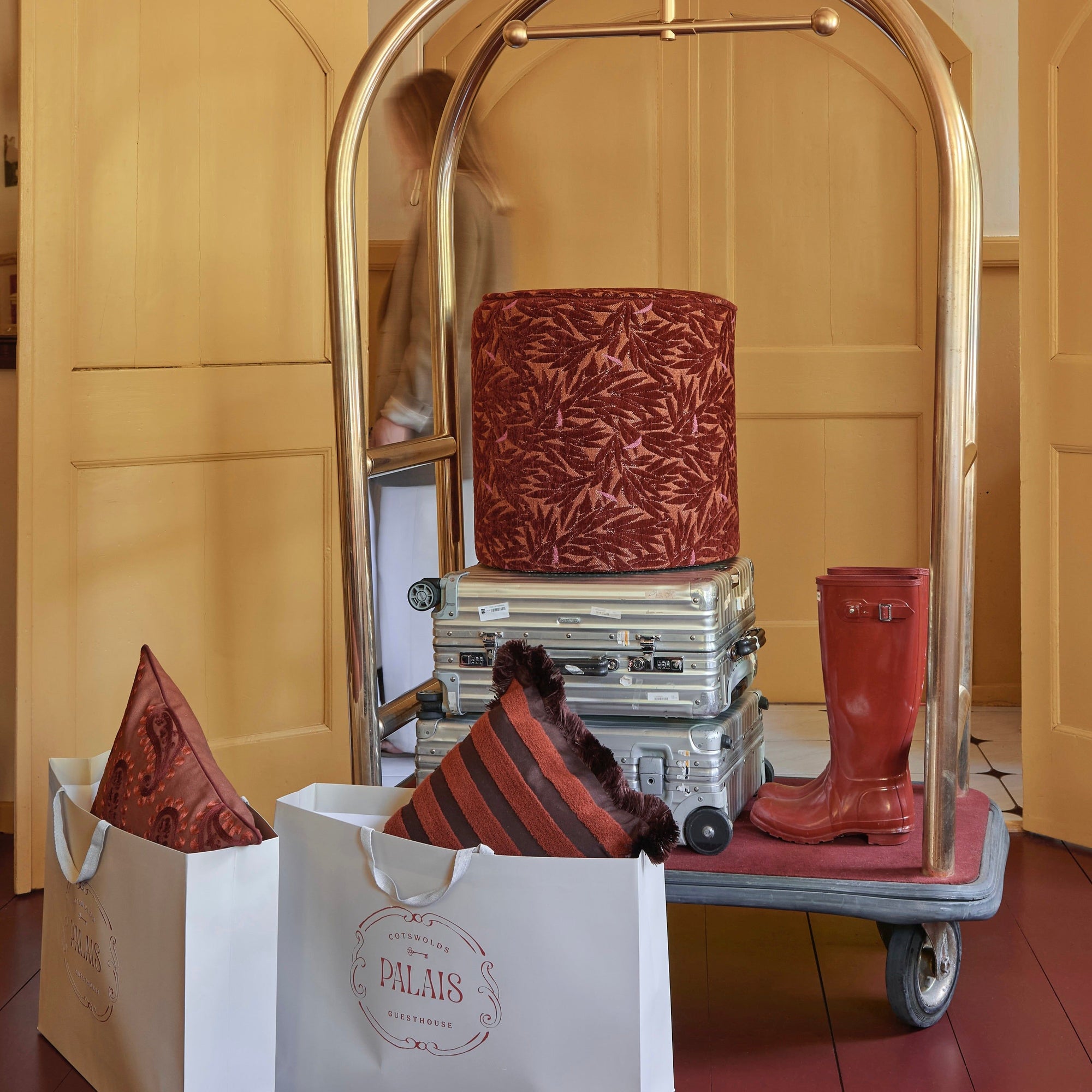 Cushion Siena Bloom Spice & Coral