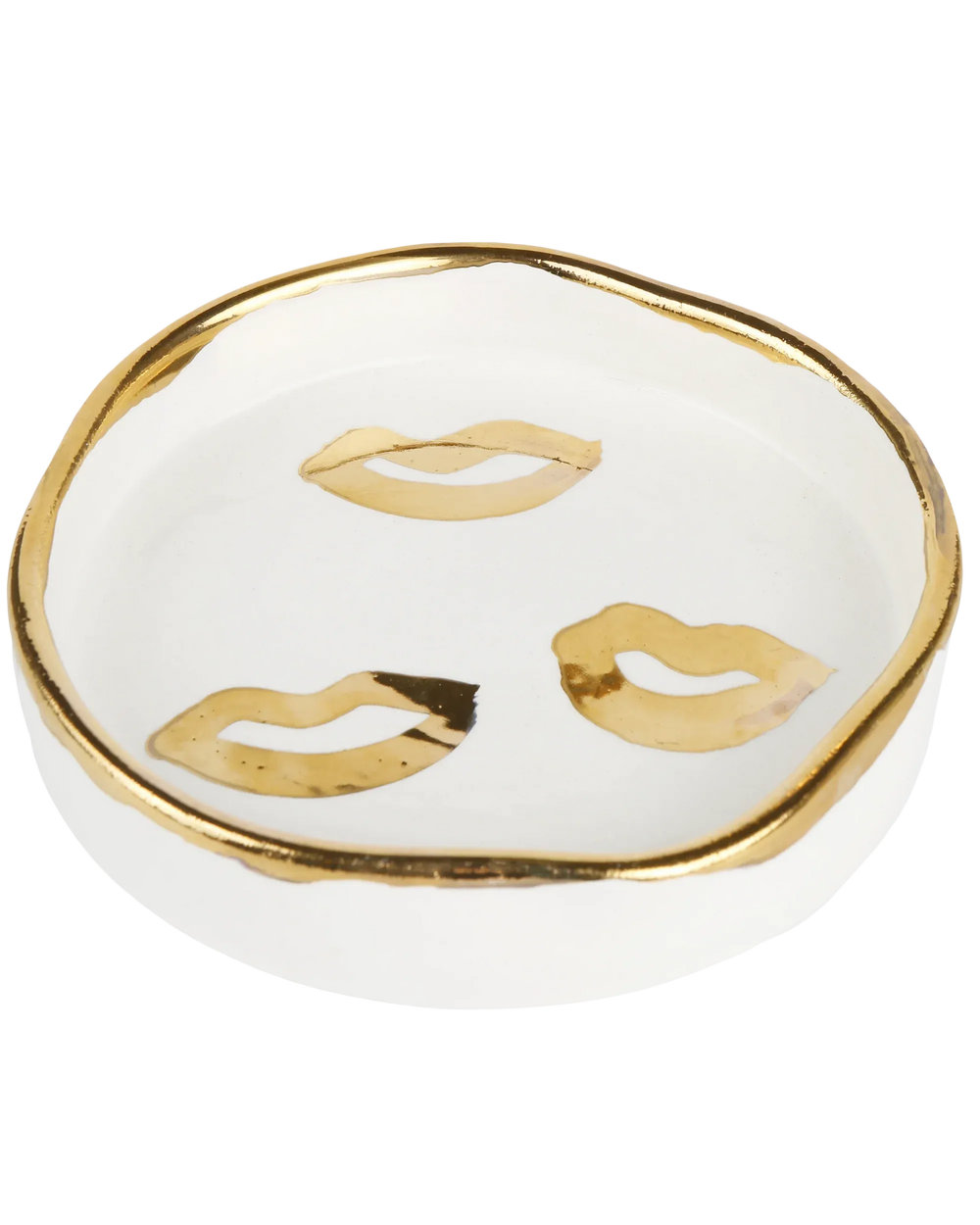 Gold Kisses Trinket Tray