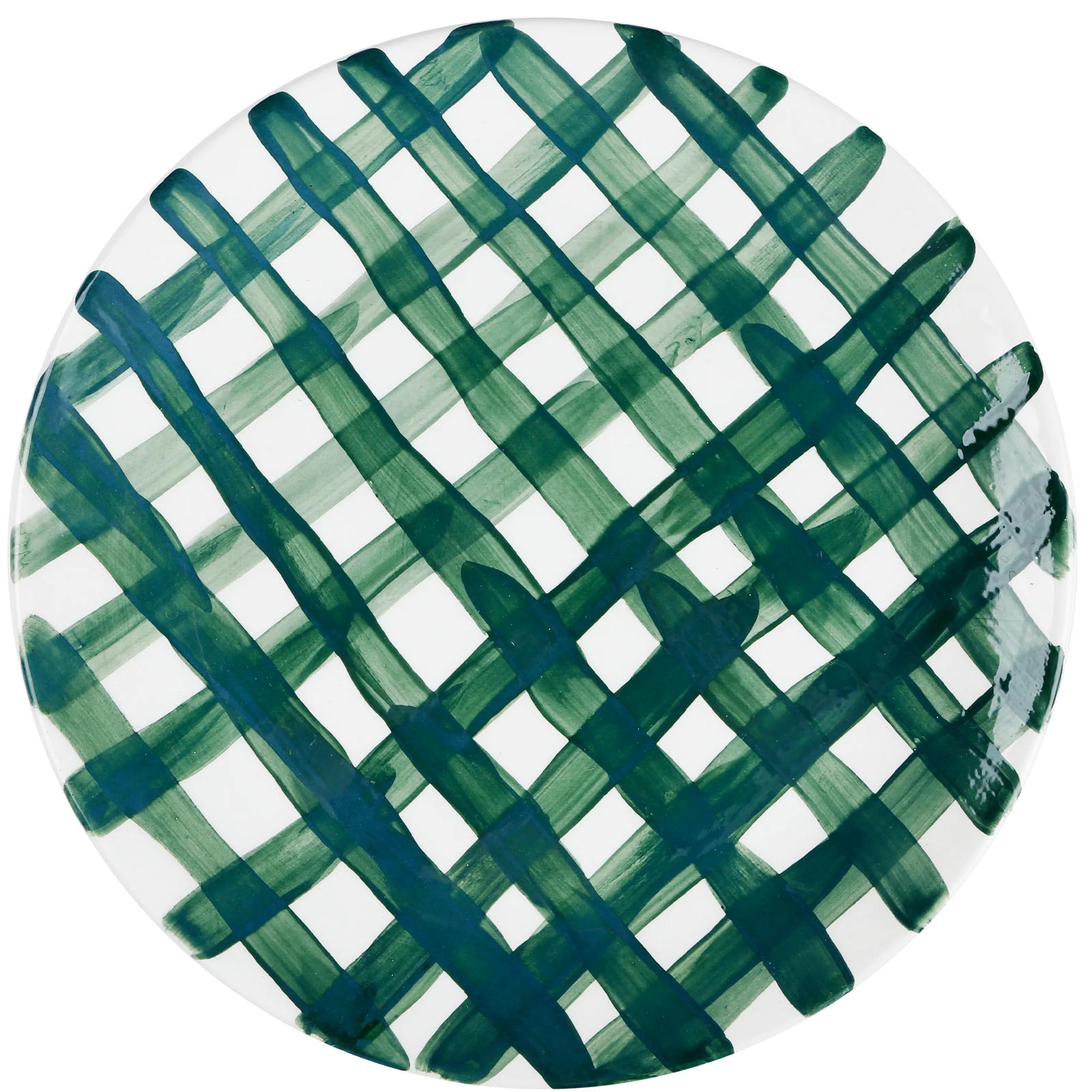 Vichy Green Ceramic Plate