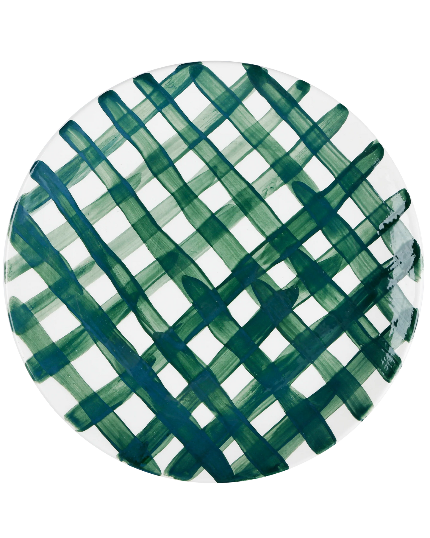 Vichy Green Ceramic Plate
