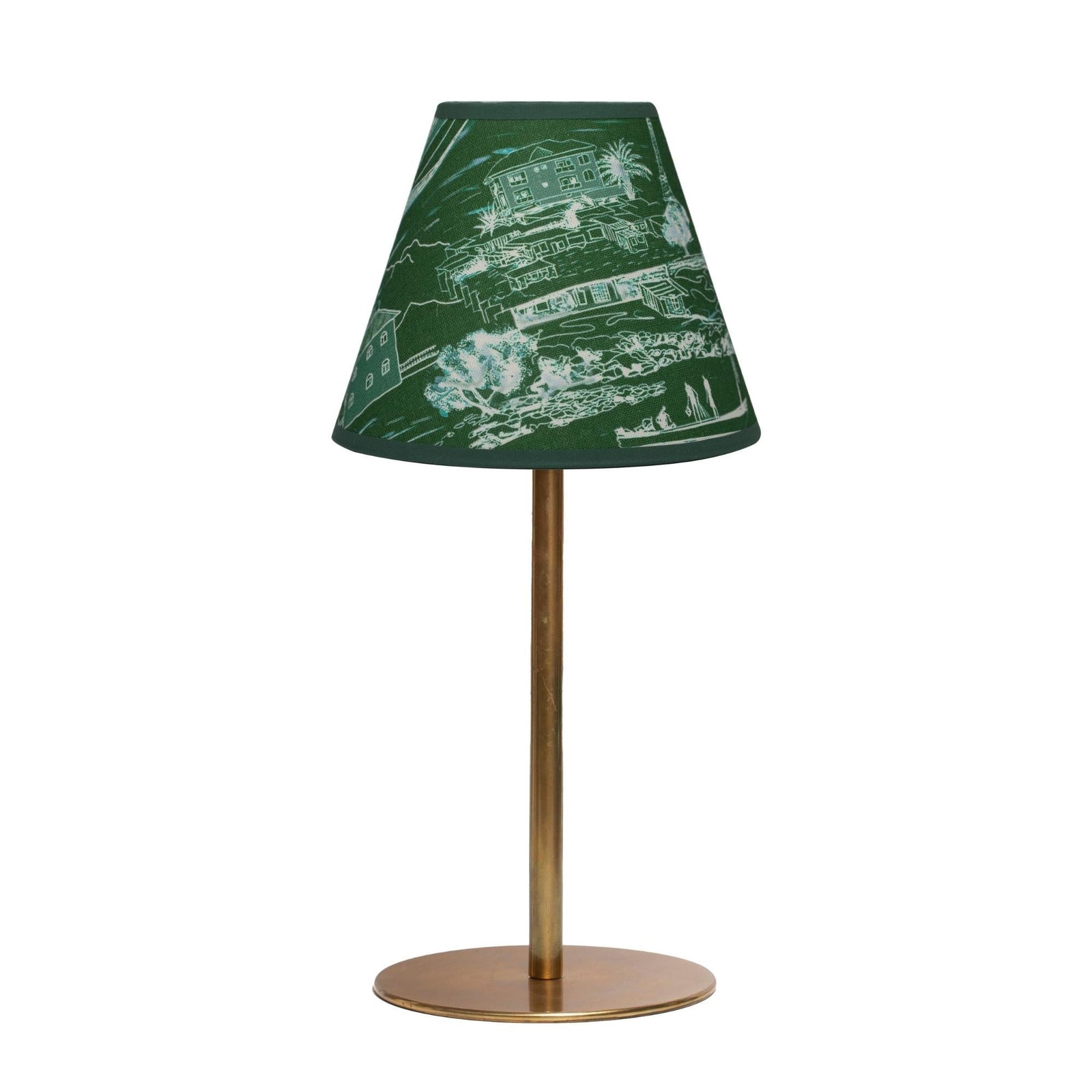 Banana Island | Palm Green 8" Empire Lampshade